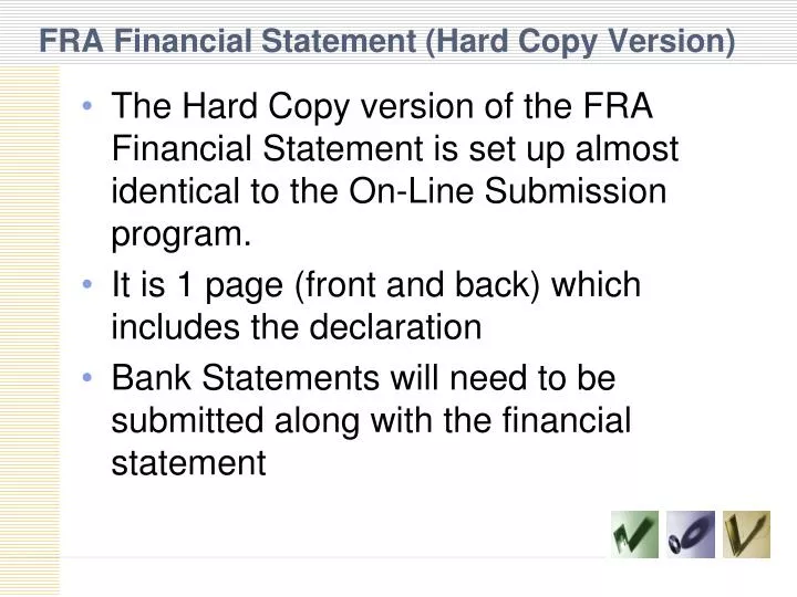 fra financial statement hard copy version
