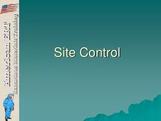 Site Control
