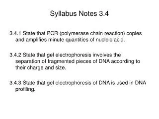 Syllabus Notes 3.4