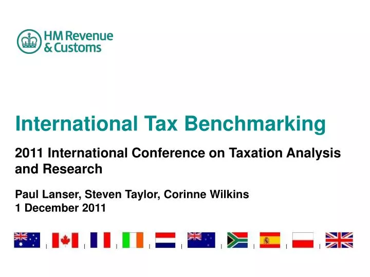 international tax benchmarking