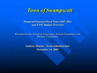 Town of Swampscott