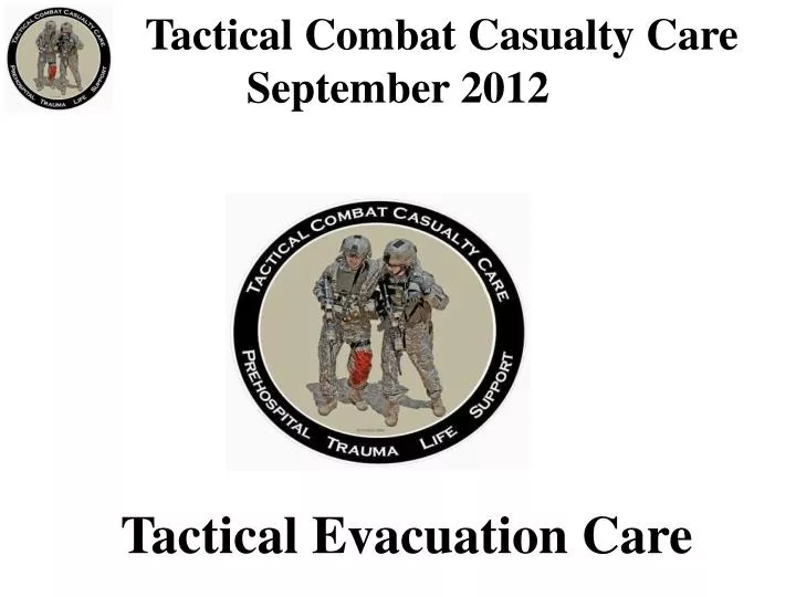 tactical combat casualty care september 2012