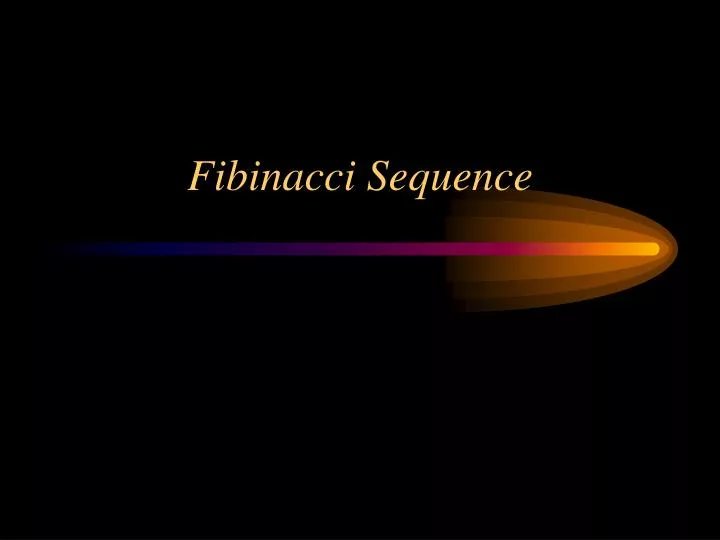fibinacci sequence