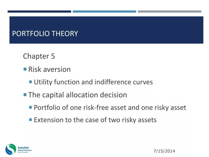 portfolio theory