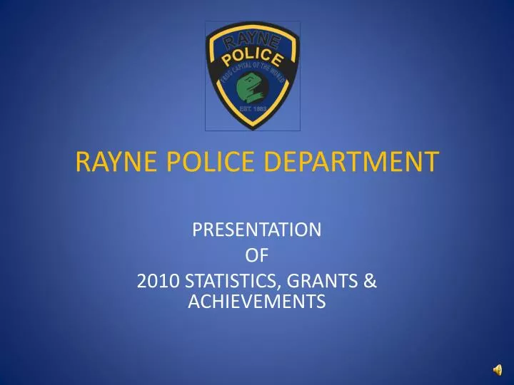 rayne police department
