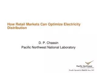 How Retail Markets Can Optimize Electricity Distribution