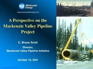 A Perspective on the Mackenzie Valley Pipeline Project