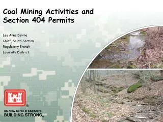 Coal Mining Activities and Section 404 Permits