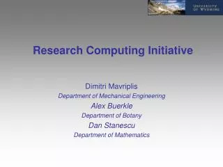 Research Computing Initiative