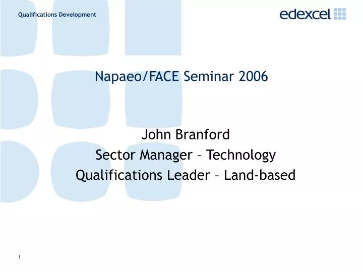 napaeo face seminar 2006