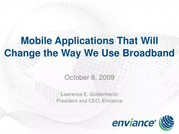 mobile applications that will change the way we use broadband
