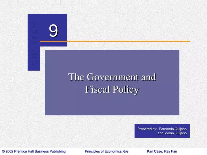the government and fiscal policy