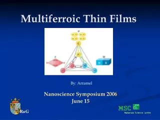 Multiferroic Thin Films