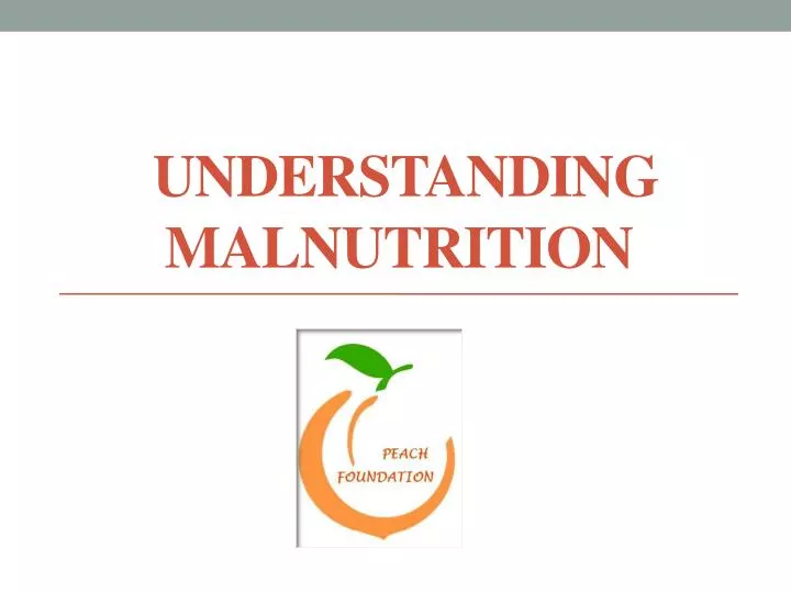 understanding malnutrition