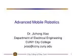 Advanced Mobile Robotics - slide 1