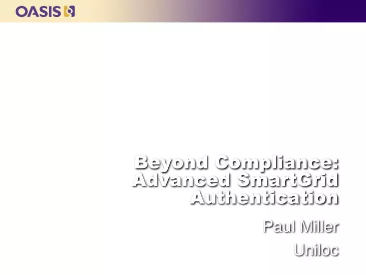 beyond compliance advanced smartgrid authentication