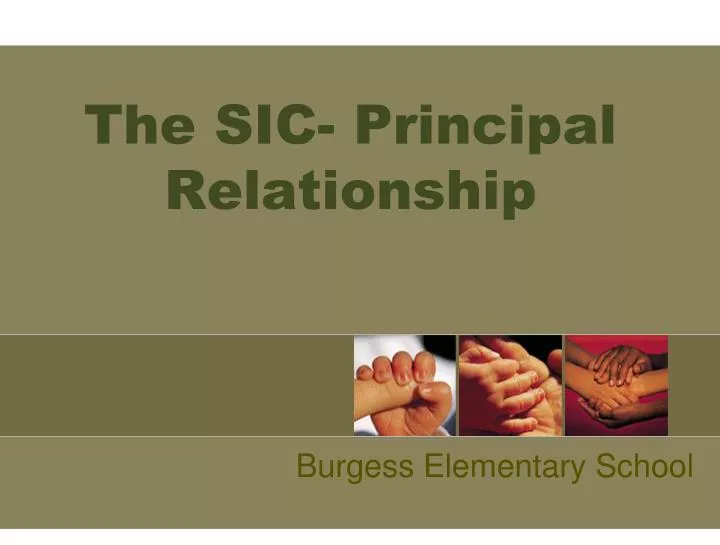 the sic principal relationship
