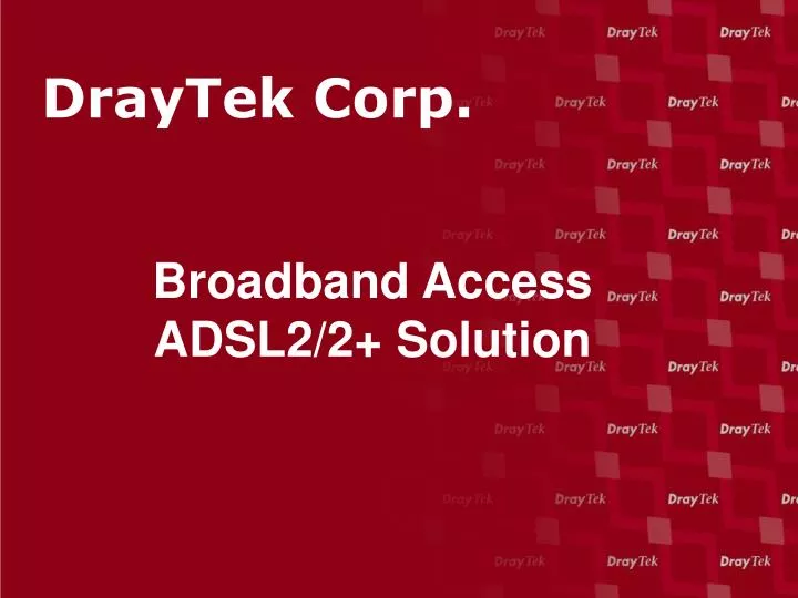 broadband access adsl2 2 solution