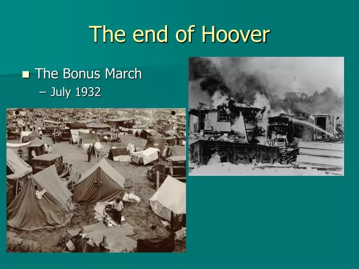 the end of hoover