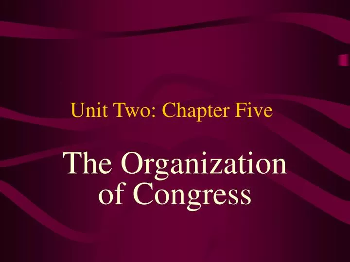 unit two chapter five