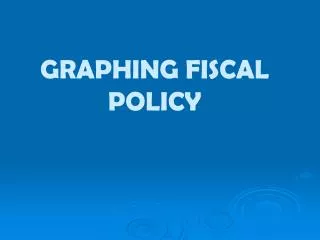 GRAPHING FISCAL POLICY