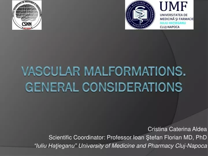 vascular malformations general considerations