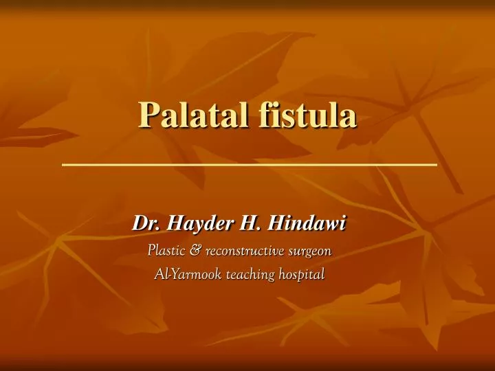 dr hayder h hindawi plastic reconstructive surgeon al yarmook teaching hospital