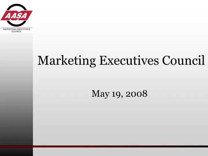 marketing executives council