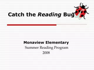 Catch the Reading Bug!