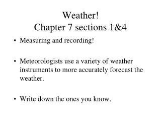 weather chapter 7 sections 1 4