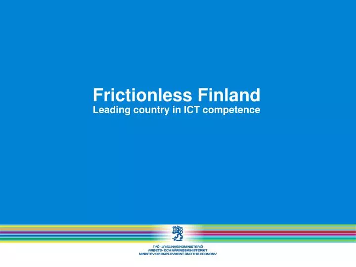 frictionless finland leading country in ict competence