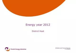 Energy year 2012