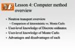 Lesson 4: Computer method overview