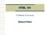 HTML 101 - slide 1