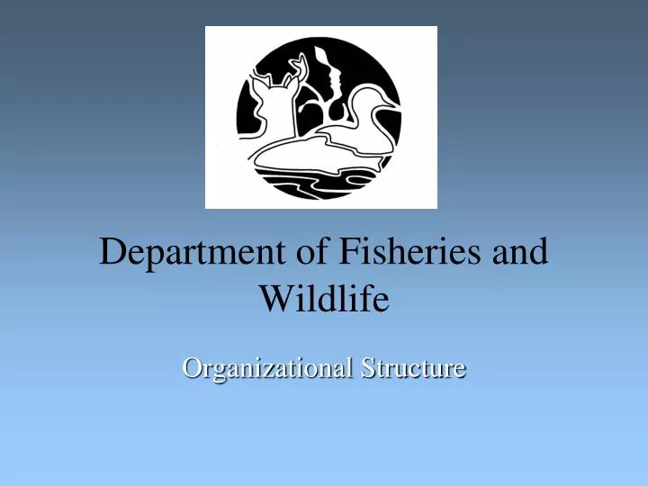 department of fisheries and wildlife