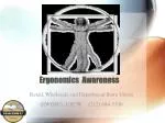 Ergonomics Awareness - slide 1