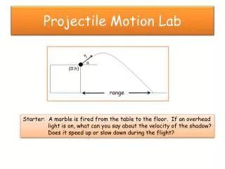 Projectile Motion Lab