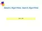 Genetic Algorithms, Search Algorithms - slide 1