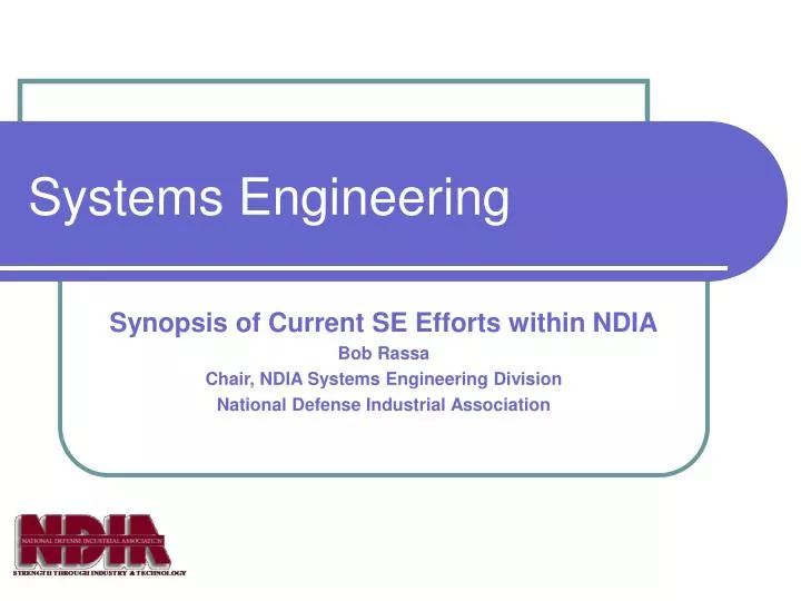 systems engineering
