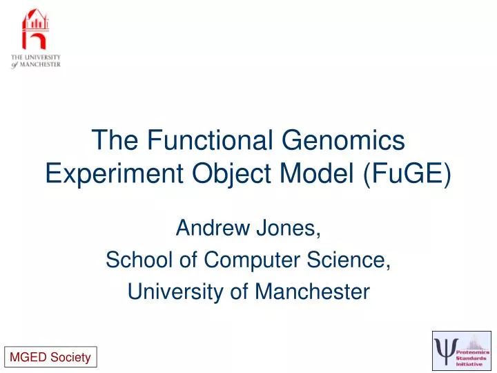 the functional genomics experiment object model fuge