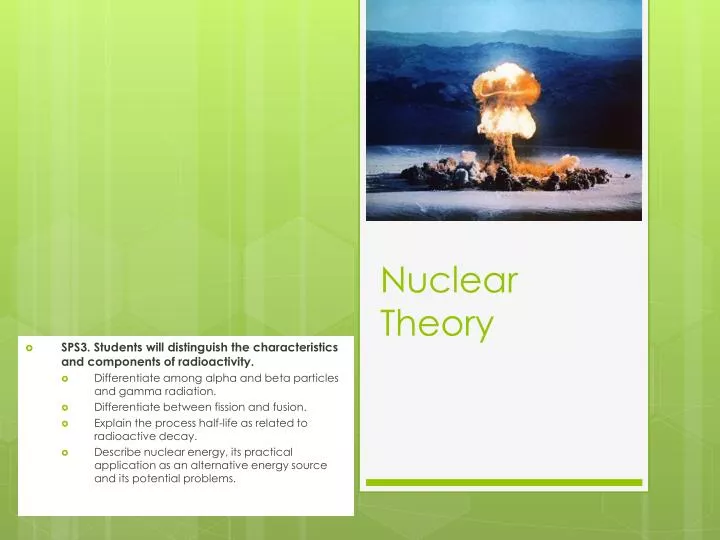 nuclear theory