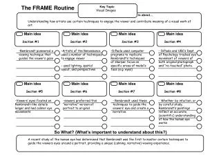 The FRAME Routine