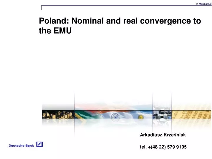 poland nominal and real convergence to the emu