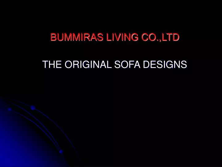 bummiras living co ltd the original sofa designs