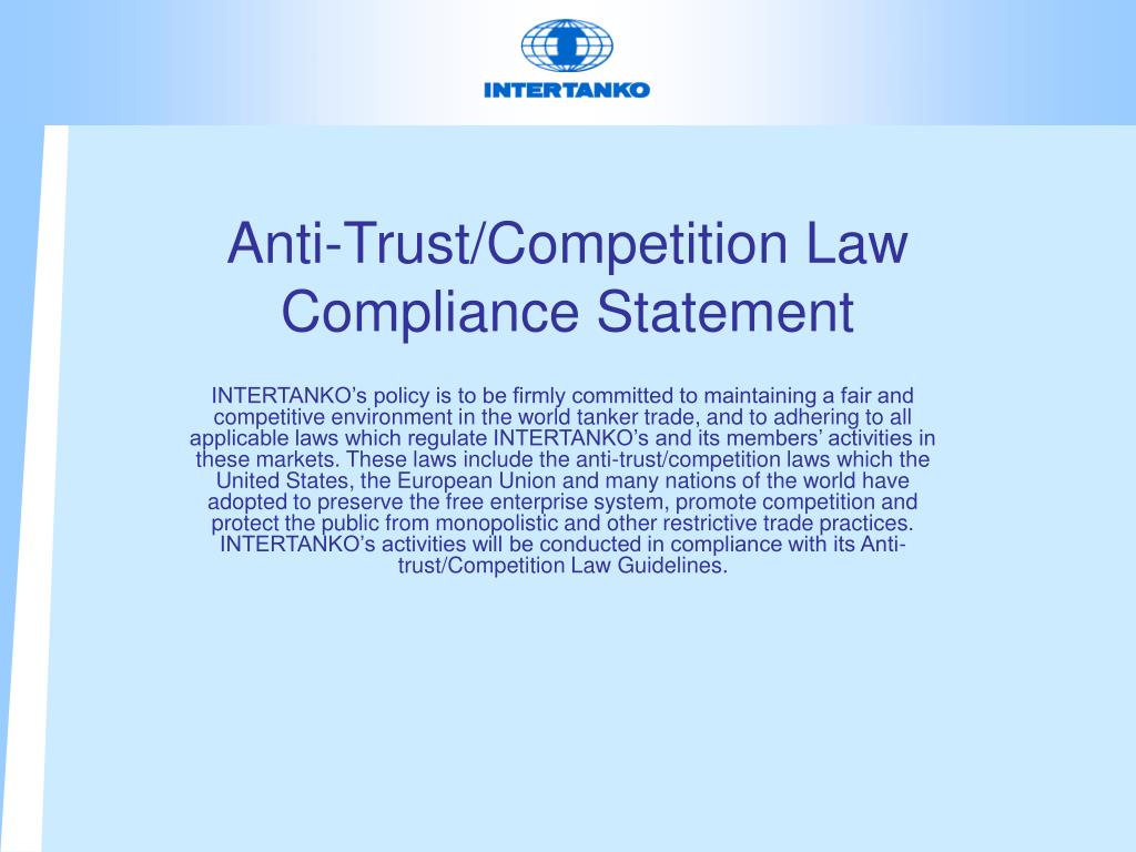 PPT - INTERCANKO's Commitment to Fair Competition and Compliance with ...