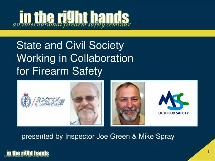 state and civil society working in collaboration for firearm safety
