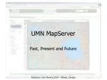 UMN MapServer - slide 1