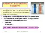 PPT - Chapter 7 Chemical Equilibrium PowerPoint Presentation, free ...