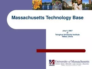 Massachusetts Technology Base
