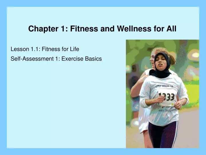 lesson 1 1 fitness for life self assessment 1 exercise basics